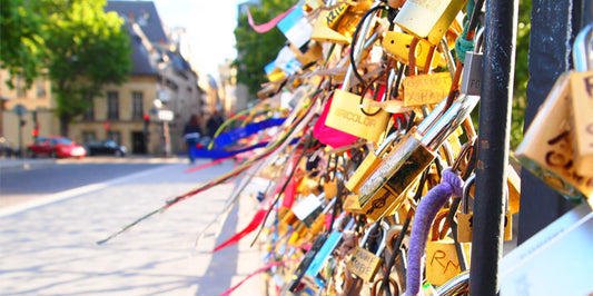 Liebesschloss zur Hochzeit schenken