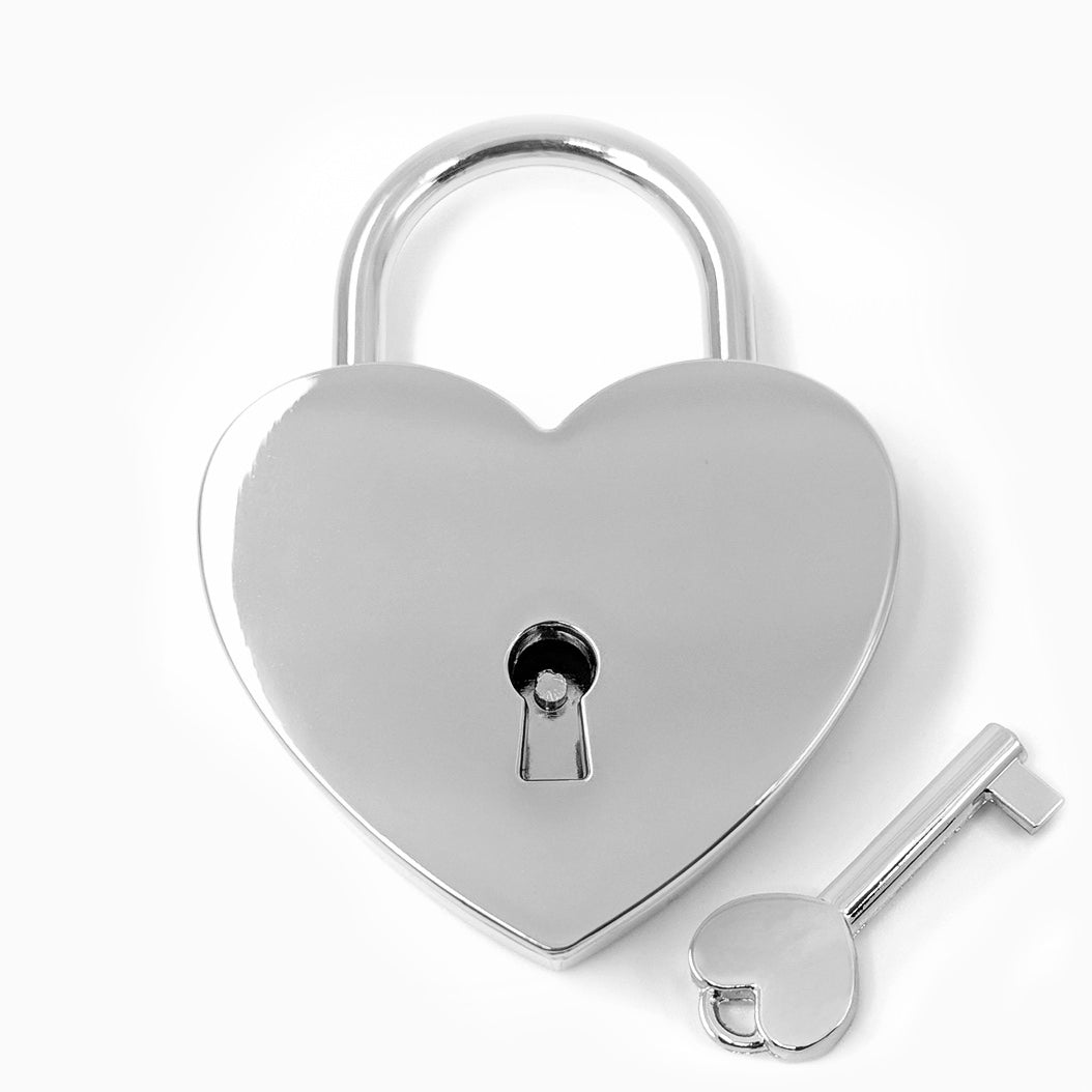 Weiteres Schloss: Herzschloss Silber