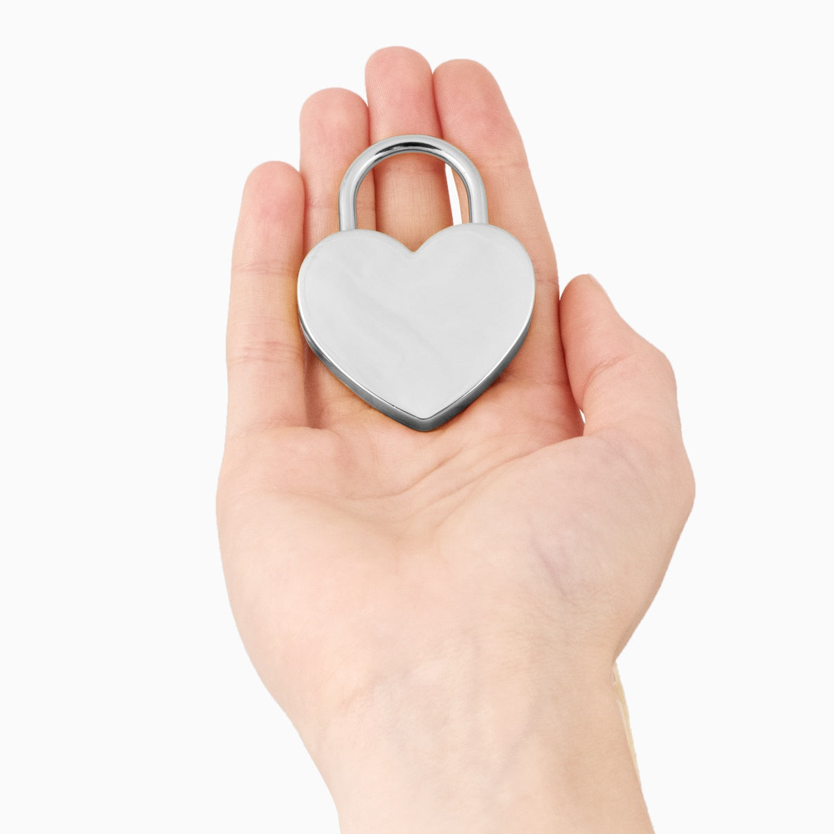 Weiteres Schloss: Herzschloss Silber