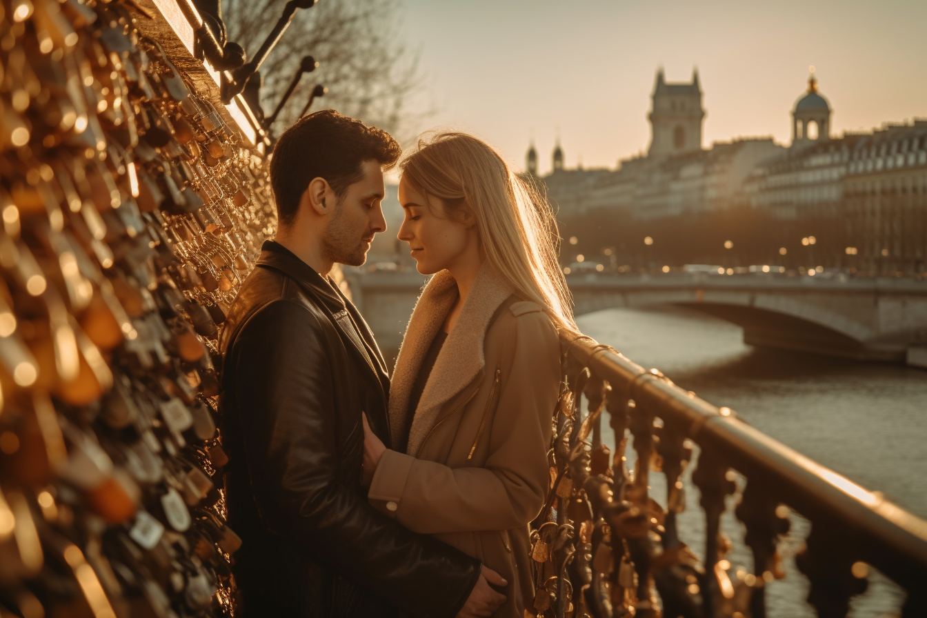 Herzschloss Vintage Gold