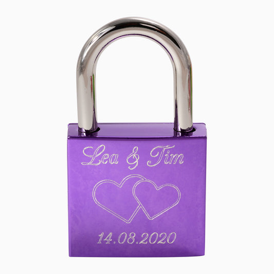 Weiteres Schloss: Liebesschloss Lavendel Lila