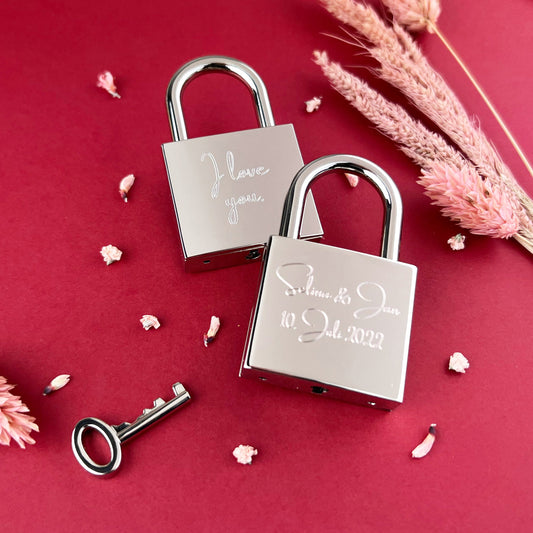 Weiteres Schloss: Liebesschloss Silber